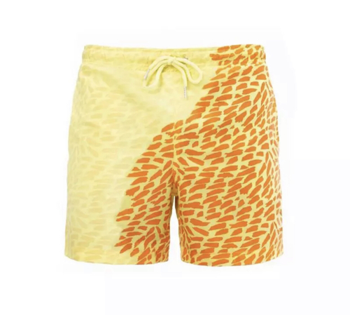 Changing colors shorts yellow orange - Changing colors shorts with spots yellow orange