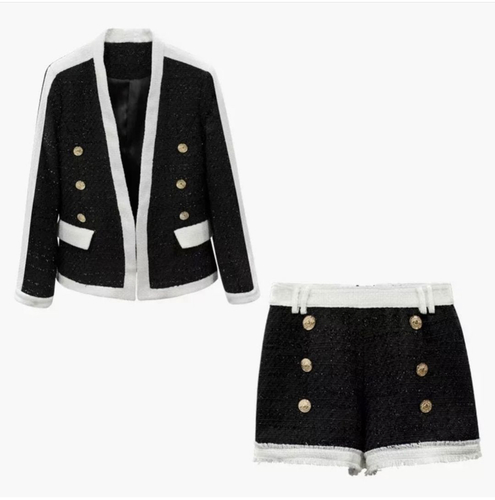 Set two pieces short with jacket