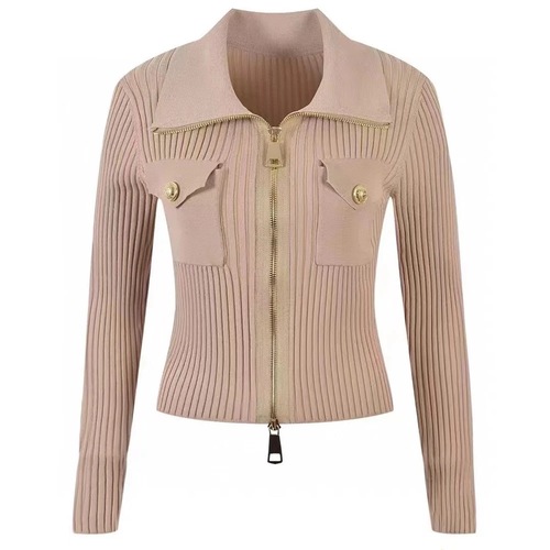 Knitting beige blouse