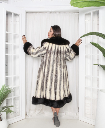 Mink fur coat