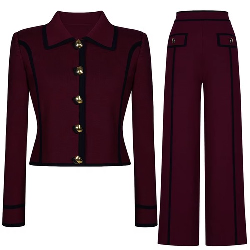 Set pant with top maroon