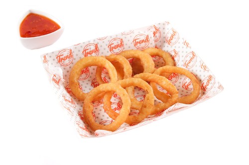 ONION RINGS - Breaded freshly cut onion fried to golden brown. Served with Classic Dip sauce.