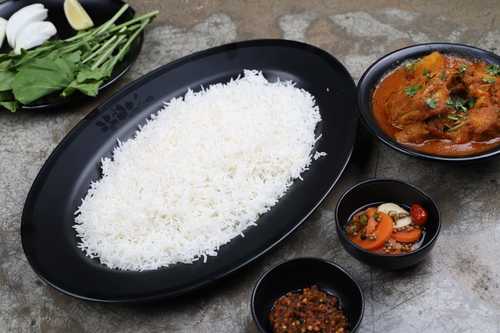 WHITE RICE and CHICKEN CURRY