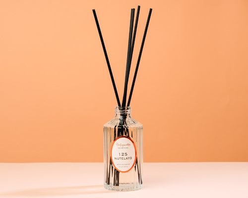 DIFFUSER NUTELATO 125ML - ROSE, PEACH, BLACKCURRANT, ORANGE BLOSSOM, ROSE ABSOLUTE, YLANG YLANG, LILY, JASMINE, AMBER, VANILLA, WHITE MUSK