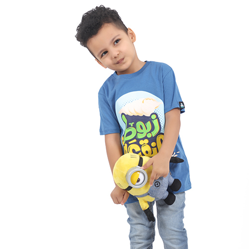 تيشيرت زبوط النقعة / ازرق