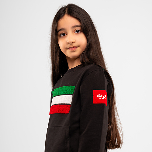 سويت شيرت العلم تطريز