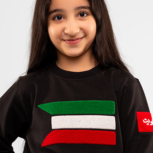 سويت شيرت العلم تطريز