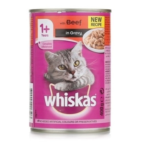 Whiskas Cat Food Minced Beef 400g