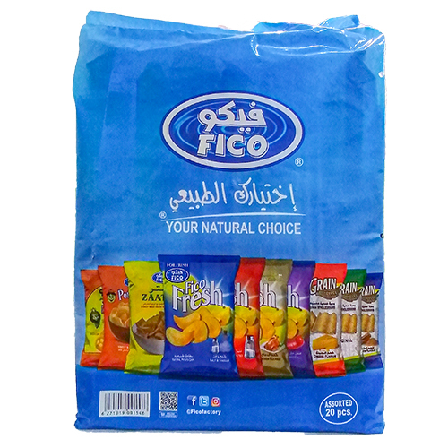 Fico Chips Assorted Flavors 20Pcs x 16g