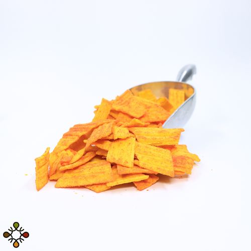 Turkish crackers slices with ketchup