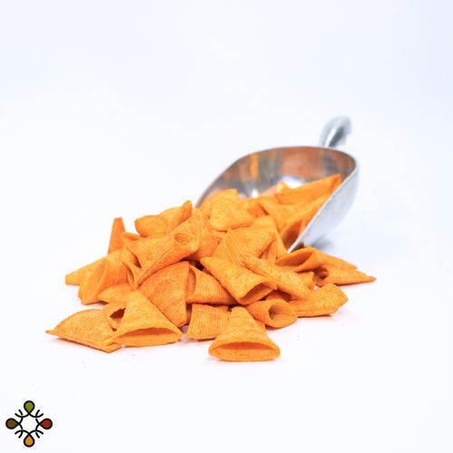 Turkish crackers triangle with ketchup