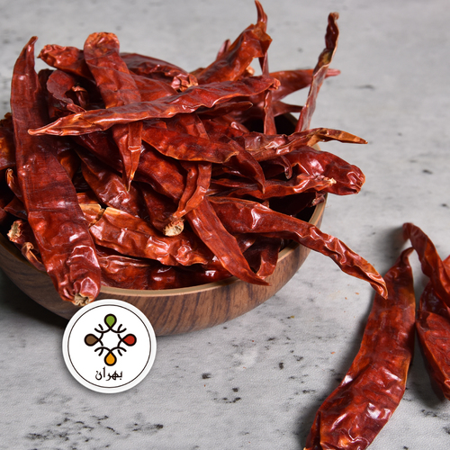 Long red pepper without a stalk