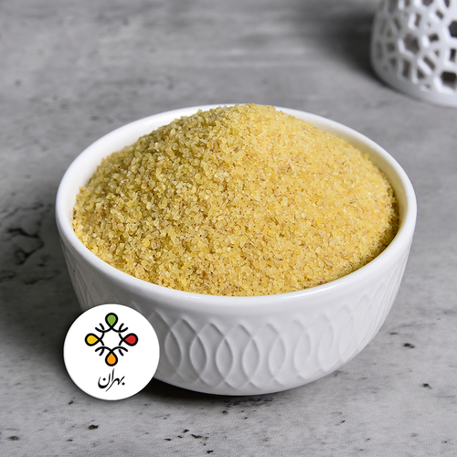 Soft yellow bulgur