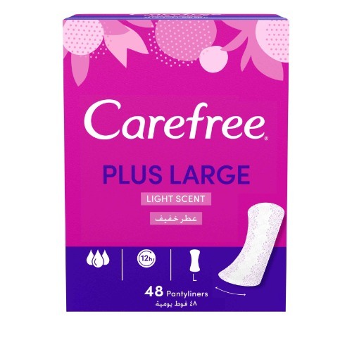 Carefree Plus Large Light Scent 48 Pantyliners - Carefree Plus Large Light Scent 48 Pantyliners