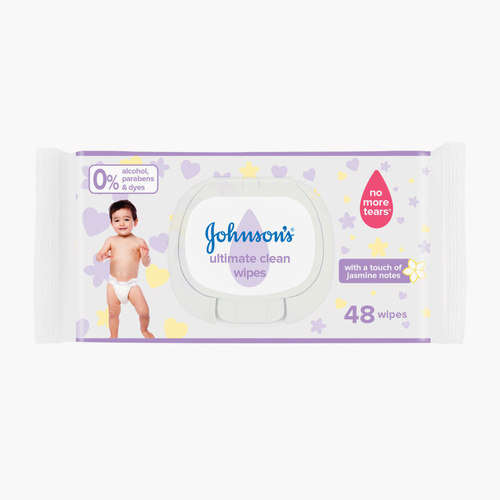 Johnson's Baby Wipes 48 Wipes - Johnson's Baby Wipes 48 Wipes