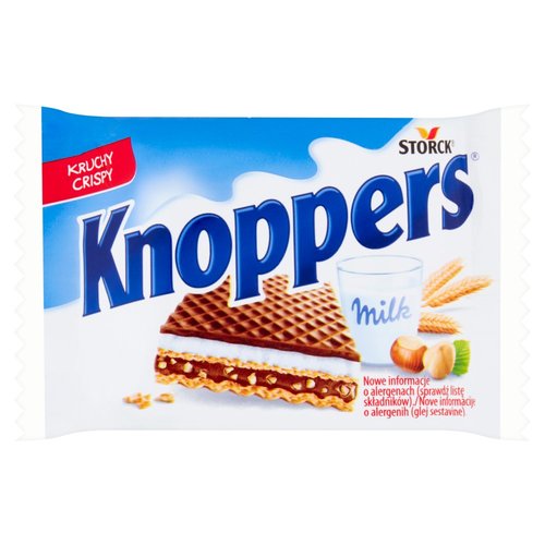 Knoppers Milk Cream And Hazelnut Filling Wafers 25 g - Knoppers Milk Cream And Hazelnut Filling Wafers 25 g