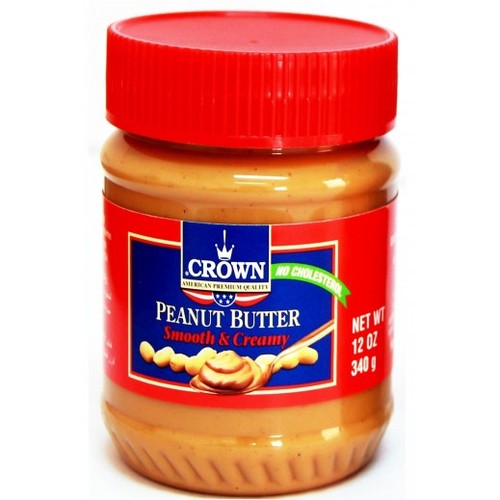 Crown Peanut Butter Smooth & Creamy 340 G - Crown Peanut Butter Smooth & Creamy 340 G