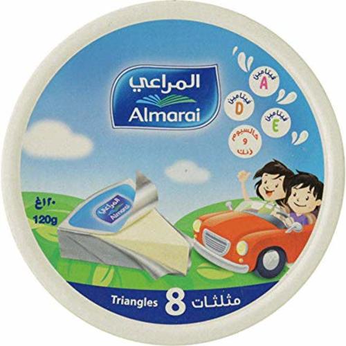 جبنة مثلثات المراعي 120 غرام - جبنة مثلثات المراعي 120 غرام