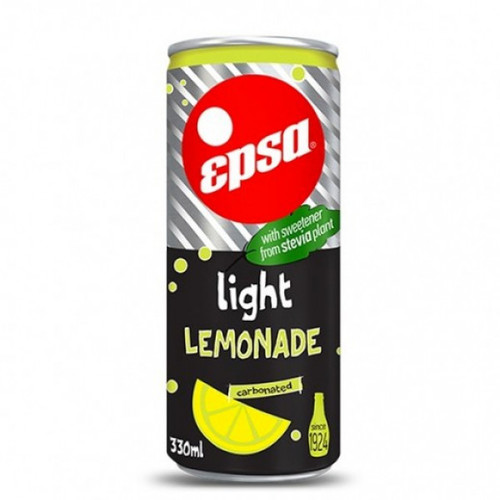 Epsa Light Lemonade Carbonated 330 ML - Epsa Light Lemonade Carbonated 330 ML