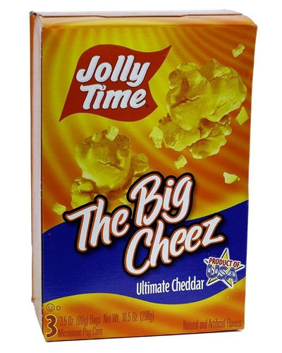 Jolly Time The Big Cheese Microwave Popcorn 255 g - Jolly Time The Big Cheese Microwave Popcorn 255 g