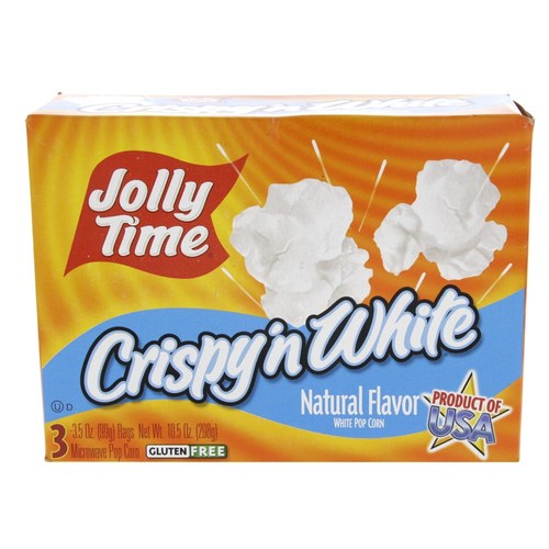 Jolly Time Crispy'n White Microwave Popcorn 255 g - Jolly Time Crispy'n White Microwave Popcorn 255 g