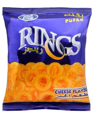 Fico Rings Corn Rings With Cheese Flavour 15 g - Fico Rings Corn Rings With Cheese Flavour 15 g