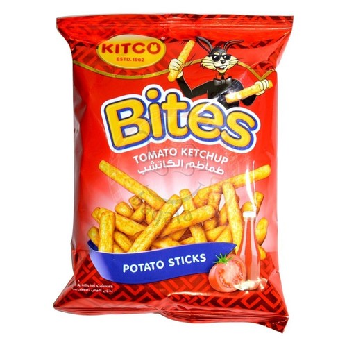 Kitco Bites Tomato Ketchup (Potato Sticks) 20 g - Kitco Bites Tomato Ketchup (Potato Sticks) 20 g