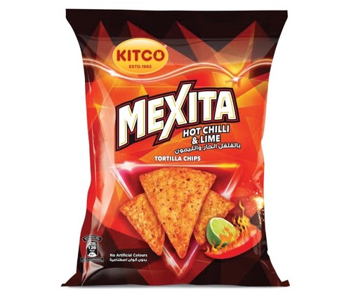 Kitco Mexita Hot Chilli And  Lime Tortilla Chips 23 g - Kitco Mexita Hot Chilli And  Lime Tortilla Chips 23 g