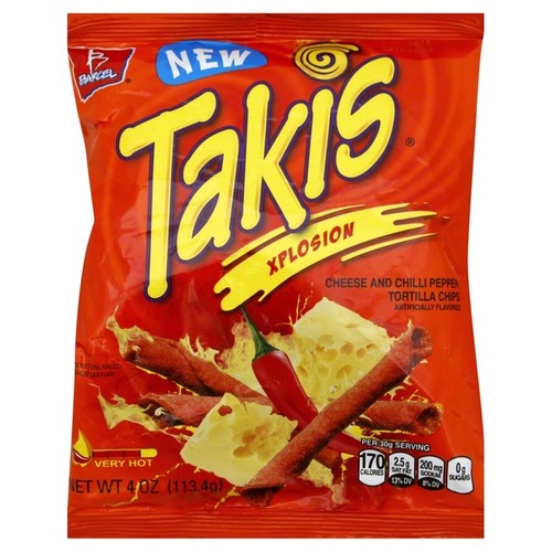 Takis Xplosion Cheese & Chilli Pepper 113 g - Takis Xplosion Cheese & Chilli Pepper 113 g