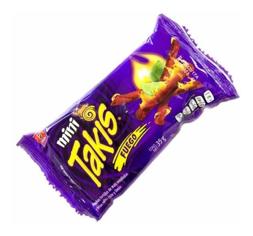 Mini Takis Fuego Hot Chilli Pepper & Lime 35 g - Mini Takis Fuego Hot Chilli Pepper & Lime 35 g