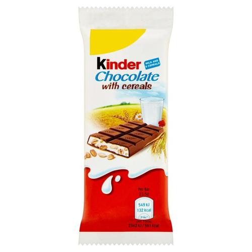 Kinder Chocolate With Cereals 23.5 g - Kinder Chocolate With Cereals 23.5 g