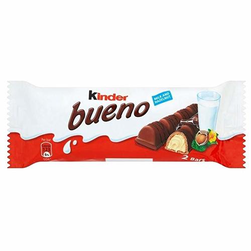 Kinder Bueno With Milk And Hazelnut 43 g - Kinder Bueno With Milk And Hazelnut 43 g