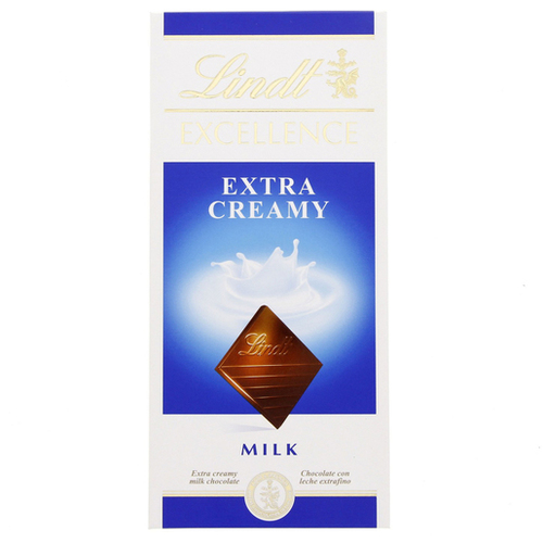 Lindt Excellence Extra Creamy Milk Chocolate 100 g - Lindt Excellence Extra Creamy Milk Chocolate 100 g