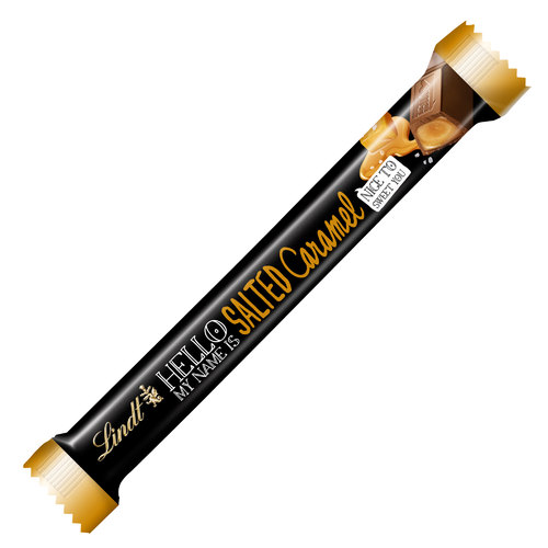 Lindt Hello Salted Caramel Swiss Made 39 g - Lindt Hello Salted Caramel Swiss Made 39 g