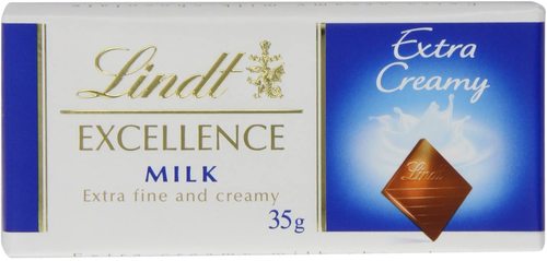 Lindt Excellence Milk Extra Creamy Swiss Made 35 g - Lindt Excellence Milk Extra Creamy Swiss Made 35 g