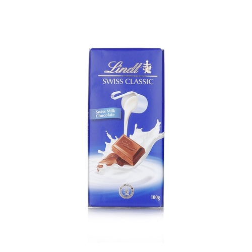 Lindt Swiss Classic Milk Chocolate 100 g - Lindt Swiss Classic Milk Chocolate 100 g