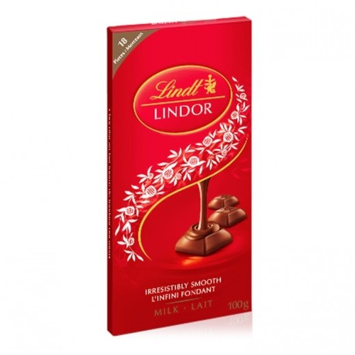 Lindt Lindor Smooth Milk Chocolate 100 g - Lindt Lindor Smooth Milk Chocolate 100 g