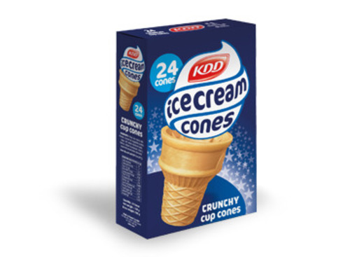 KDD Ice Cream Crunchy Cup Cones 180 g - KDD Ice Cream Crunchy Cup Cones 180 g