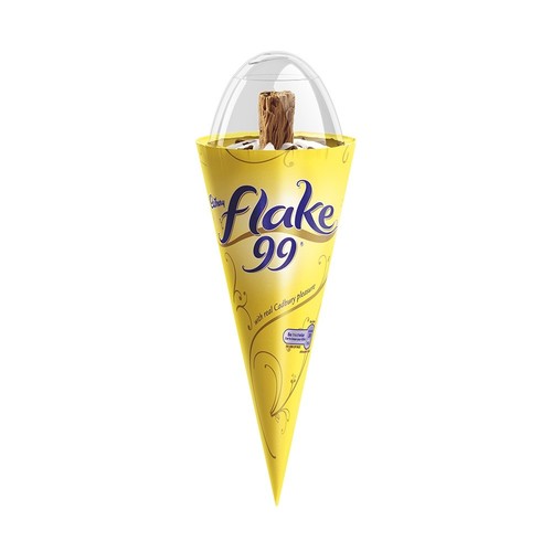 Cadbury Flake Cone Ice Cream 125 ml - Cadbury Flake Cone Ice Cream 125 ml