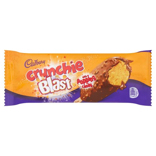 Cadbury Crunchie Blast Ice Cream With Popping Candy 100 ml - Cadbury Crunchie Blast Ice Cream With Popping Candy 100 ml