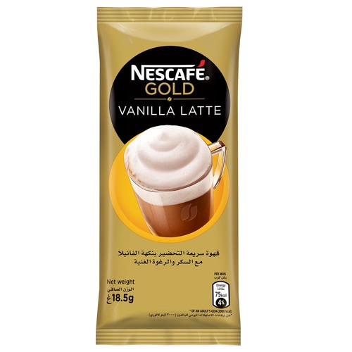 Nescafe Gold Vanilla Latte 18.5 g - Nescafe Gold Vanilla Latte 18.5 g