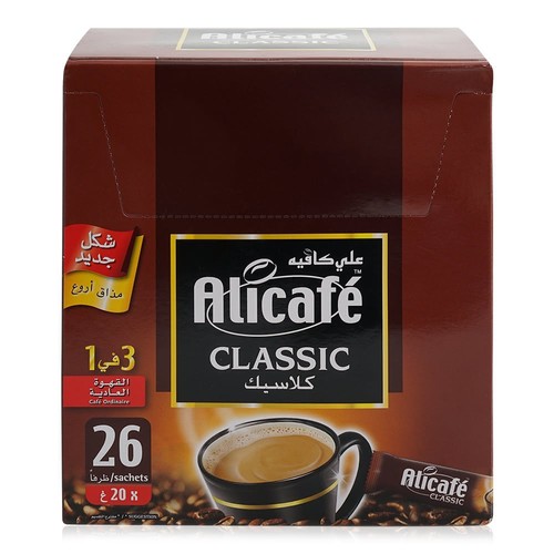 Alicafe Classic 3 in 1 Coffee 26 Sachets X 20 G - Alicafe Classic 3 in 1 Coffee 26 Sachets X 20 G