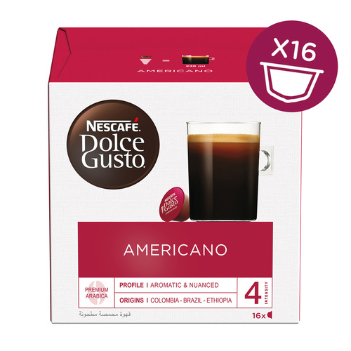 Nescafe Dolce Gusto Americano 16 Capsules - Nescafe Dolce Gusto Americano 16 Capsules