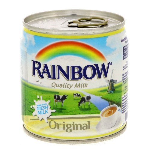 RainBow Evaporated Milk Original 170 g - RainBow Evaporated Milk Original 170 g