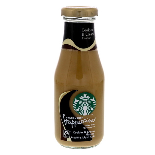 STARBUCKS Frappuccino Cookies And Cream Flavour Coffee Drink 250 ML - STARBUCKS Frappuccino Cookies And Cream Flavour Coffee Drink 250 ML