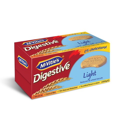 Mcvitie's Digestive Light Biscuits 250 g - Mcvitie's Digestive Light Biscuits 250 g