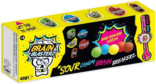 Brain Blasterz Sour Powder Centre 45 g - Brain Blasterz Sour Powder Centre 45 g