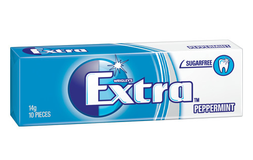 Wrigley's Extra Peppermint 14 g - Wrigley's Extra Peppermint 14 g