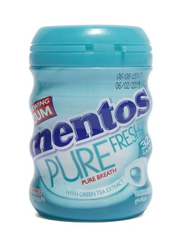 Mentos Gum Pure Fresh Winter Green 32 Pieces - Mentos Gum Pure Fresh Winter Green 32 Pieces