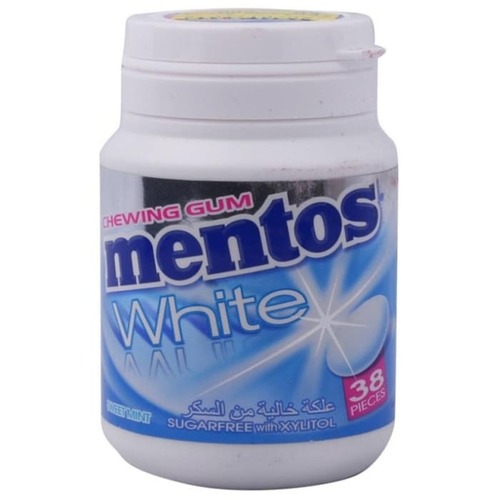 Mentos Gum White Sweet Mint 38 Pieces - Mentos Gum White Sweet Mint 38 Pieces